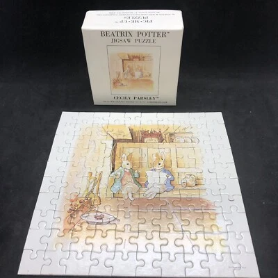 Vtg Beatrix Potter Cecily Parsley Pic Me Up Puzzle 100 Piece 1976 Complete W Box - Image 1 of 4