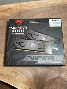 Patriot Viper Steel 16GB (2x8) DDR4 3200 (PC4 25600) New, Factory Sealed - Picture 1 of 2