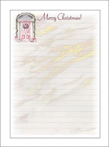Merry Christmas Letter writing stationery paper (E) - Picture 1 of 8
