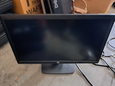 HP ProDisplay P221 22" Full HD 1920X1080 LED Monitor Display DVI VGA Cables - Image 1 of 3