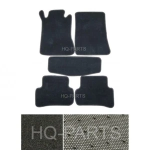 New 5 PCS Black Nylon Carpet Floor Mats Fit For 01-07 Mercedes Benz W203 C-Class - Picture 1 of 1