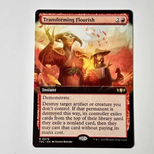 TRANSFORMING FLOURISH 0079 TARKIR DRAGONSTORM COMMANDER BORDERLESS ENGLISCH MTG - Bild 1 von 2