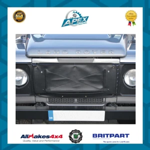 RADIATOR MUFF COVER BLACK FOR LAND ROVER DEFENDER - PART NO DA2161BLACK - Picture 1 of 1