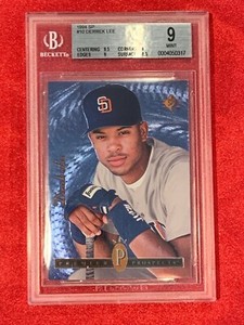 1994 SP Derrek Lee RC Rookie Card BGS 9 Mint #10