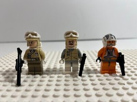 LEGO Starwars: Rebel Hoth Trooper+ Officer + Zev Senesca minifigs only from 8083