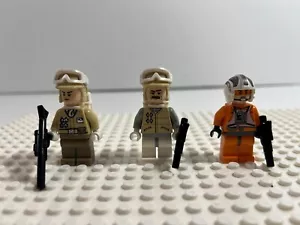 LEGO Starwars: Rebel Hoth Trooper+ Officer + Zev Senesca minifigs only from 8083 - Picture 1 of 2