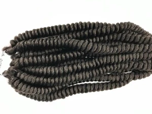 Trecce all'uncinetto 18" marrone intenso confezione da 6 protettive pre-loop - Foto 1 di 21