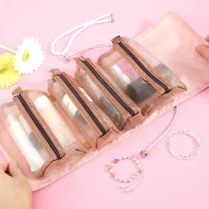 Travel Makeup Bag Portable Cosmetic Bag Large Capacity Travel Toiletry Bag🥯 - Picture 1 of 12