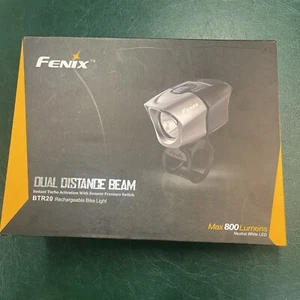 Fenix Bike Light Rechargeable 800 Lumen BTR20 Dual Beam Handlebar Or Helmet - Picture 1 of 8