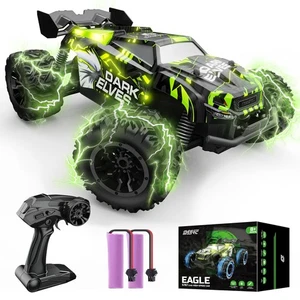 DEERC Remote Control Car, 2.4Ghz Glowing RC Cars W/ 2 Rechargeable Batteries for - Picture 1 of 5