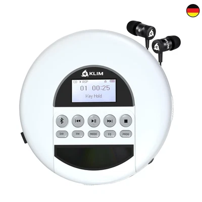 CD Player Bluetooth TF Reader Anti-Skip Portable Akku - Bild 1 von 4