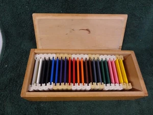 Vintage Nienhuis Montessori 2nd Box Color Tablets Secondary Tertiary Complete 22 - Picture 1 of 16
