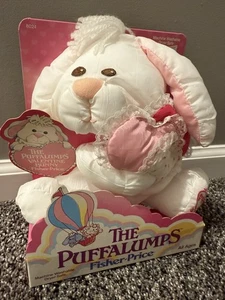 Vintage Fisher Price The Puffalumps Valentine Bunny Rabbit in The box - Picture 1 of 13