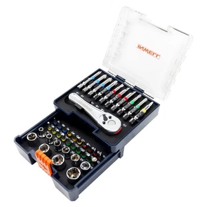 41 Stück 1/4 Zoll Antrieb Mini Ratschenschlüssel Set, Mini Steckschlüsselsatz, Schraubendreher B... - Bild 1 von 7