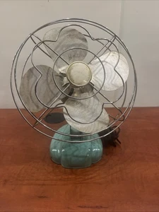 Mid Century Vintage 8" Türkis Eskimo Ventilator McGraw Edison MCM 1950er - Bild 1 von 5