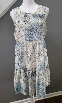 Vestido Princesa Vera Wang en Niveles Talla XL Forrado Boho Fluido Foto 1 de 4