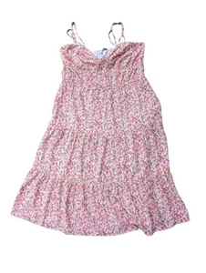 Time And True XXL 20 Maxi Dress Pink Floral Cottagecore Flowy Prairie Festival - Picture 1 of 9