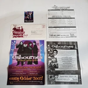The Osbournes, Ozzy Osbourne, Rare 2002 Trading Cards Retailer Promo Order Kit! - Bild 1 von 11