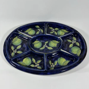 Avallone Vietri Servizio Diviso Ceramica Italiana Relish Set 8 Pezzi, Lime - Foto 1 di 16