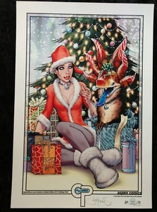 ASPEN 2014 HOLIDAY ART PRINT ~ MICHAEL TURNER & PETER STEIGERWALD FATHOM SIGNED - Picture 1 of 1