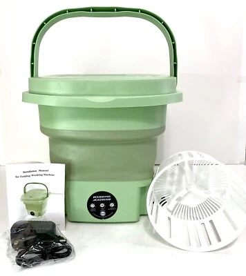 8L Folding Mini Portable Washing Machine - 3 Modes Electric For Camping/College! - Image 1 of 4