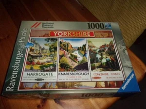 YORKSHIRE - NATIONAL RAILWAY MUSEUM 1000 PIECE RAVENSBURGER JIGSAW PUZZLE - Picture 1 of 1