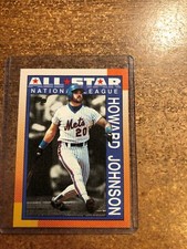 1990 Topps Baseball  # 399 NL All Star Howard Johnson 3rd Baseman
