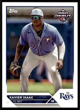2023 Topps Pro Debut PD90 Xavier Isaac FCL Rays Baseball Card