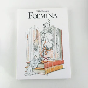 Foemina (1988) SIGNED by Milo Manara Rare Oversized Italian Art Book Hardcover - Picture 1 of 4