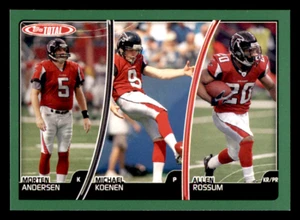 2007 Topps Total Michael Koenen / Morten Andersen / Allen Rossum #183 - Imagen 1 de 2