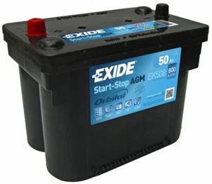 EXIDE EK508 AGM Stop / Start Car Battery 12V 50AH 800 CCA Optima RT C 4.2 Equiv. - Picture 1 of 11