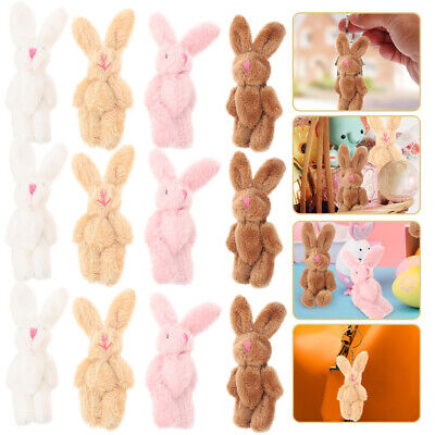 20 Pcs Keychain Plush Rabbit Joint Rabbit Doll Mini Plush Toys Pendant • 15.36€