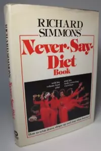 1980 RICHARD SIMMONS 'NEVER SAY DIET' SIGNED by SIMMONS TO GLORIA MONTY 1ST DJ - Picture 1 of 8