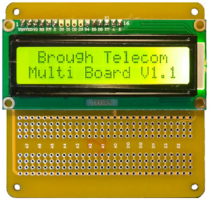 Make your Arduino projects permanent with The Brough Telecom Multi Board V1.1