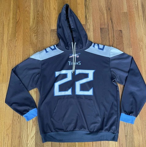 Tennessee Titans #22 Derrick Henry Color Rush Hoodie Sweatshirt - Adult Large Cover