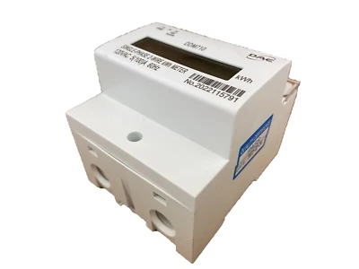 DDM710 120V Kwh Meter 100A 1P2W(1 Hot Wire, 1 Neutral) Internal CT, 60 Hz, Pass - Image 1 of 4