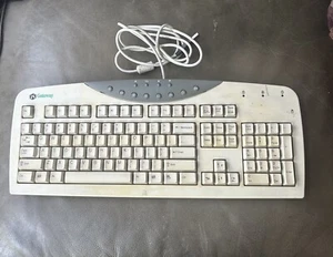 GATEWAY SK-9925 KEYBOARD Off-WHITE Wired USB Authentic Clicky Working - Picture 1 of 8