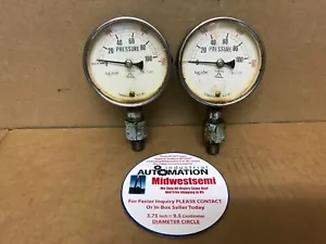 LOTTO DI 2 MANOMETRI TOKYO 0-100 kg/cm2 0-1500 lb/in2 1/4NPT SPEDIZIONE GRATUITA - Foto 1 di 9