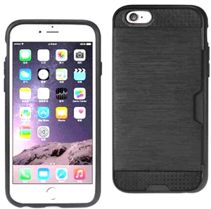 Funda híbrida delgada blindada con soporte para tarjeta iPhone 6S Plus/iPhone 6 Plus 5,5 pulgadas. - Imagen 1 de 4
