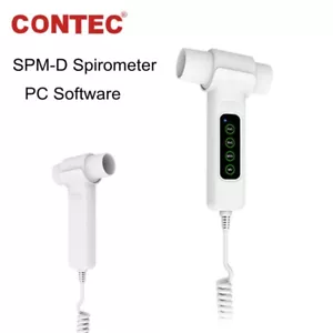 CONTEC SPM-D PC-Based Digital Spirometer Pulmonary Lung Volume Machine USB PC SW - Picture 1 of 8
