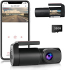 Dingblue Dash Cam Front With Sd Card,1080P Mini Wifi Dashcam For Cars,Dvr Car