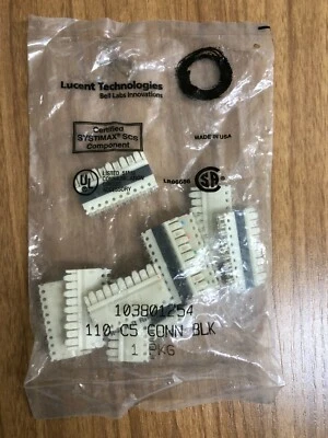 Lucent 103801254 Connector Block 110C 5 CB **PACK OF 10** - Image 1 of 2