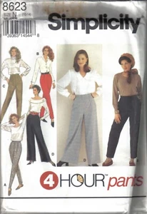 Simplicity 8623 Misses Pants Size 10-14 UNCUT FF - Picture 1 of 1