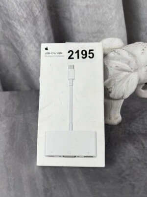 Adaptador multipuerto Apple MJ1L2AM/A USB 2.0 VGA - blanco Foto 1 de 2