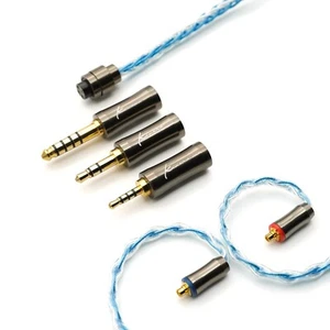 HiFiGo Kinera Ace Cavo Aggiornamento Modulare Placcato Argento 8 Core MMCX (spina mancante) - Foto 1 di 13