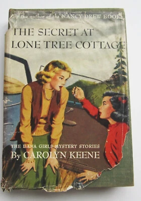 Dana Girls Secret At Lone Tree Cottage #2 Hardcover Book 1952 Printing Poor DJ - Imagem 1 de 3