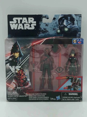 Star Wars Rebels Seventh Sister Inquisitor VS. Darth Maul Action Figures 3.75 In Cover