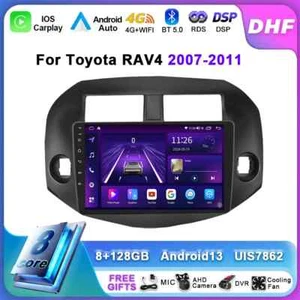 Radio de coche Android para Toyota RAV4 RAV 4 2005-2013 GPS multimedia pantalla de reproducción de coche - Imagen 1 de 30