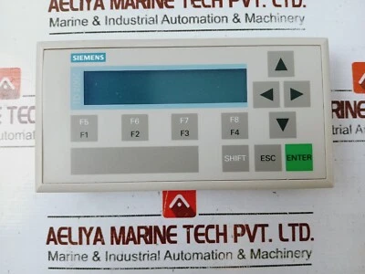 SIEMENS 6ES7272-1AA10-0YA1 Simatic S7-200 Td200c Adjustable Text Display DC24V - Image 1 of 4