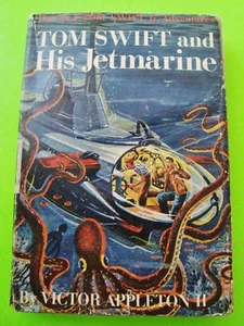 1954 TOM SWIFT AND HIS JETMARINE H-C + RARE DJ 208-pg EARLY EDITION - Imagen 1 de 7